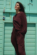 Bamboo Lounge Balloon Sleeve Sweatshirt