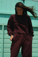Bamboo Lounge Balloon Sleeve Sweatshirt